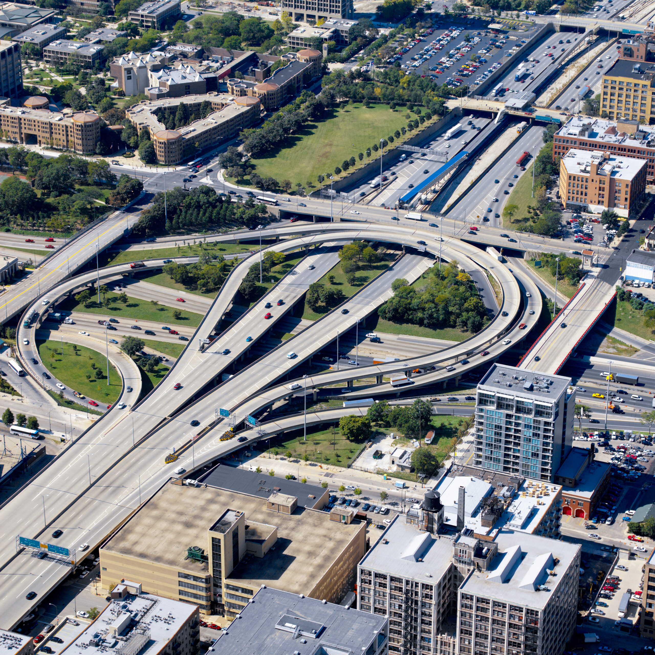 Highway intersection - Chicago - United States