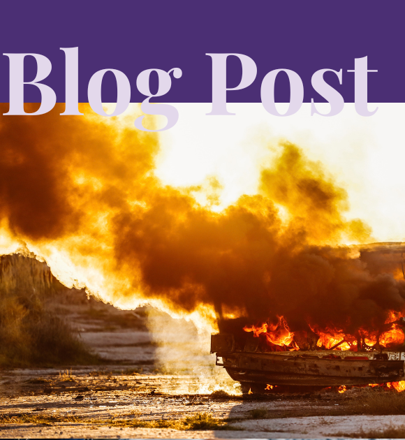 What causes a car fire and what is the best way to deal with one?